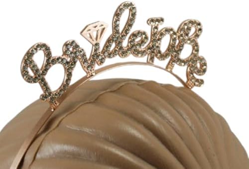 Alternative view of Bride To Be Parlak Taşlı Rose Metal Bekarlığa Veda Partisi Taç Parti1001