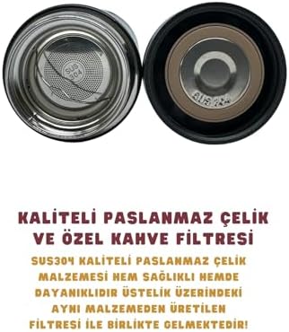 Alternative view of 500ml Lisanslı Çift Katlı Paslanmaz Çelik Termos 8 Saat Soğuk Hediye Kutulu Siyah