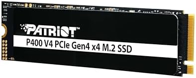 Patriot P400 V4 2TB Dahili SSD - NVMe PCIe Gen 4x4 - M.2 2280 - Sıralı Okuma: 6.200MB/s'ye Kadar ve Sıralı Yazma: 5.200MB/s'ye Kadar - PS5 Uyumlu - Katı Hal Sürücüsü - P400VP2TBM28H