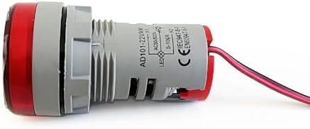 2'li Volt Amper Ölçüm 22MM AC60-500V 100A Kırmızı
