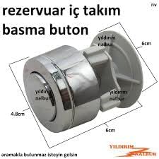 Alternative view of Rezervuar Iç Takım Düğmesi Basmalı Buton Standart Banyo Klozet Iç Takım Buton