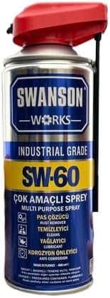 Works SW-60 Kobra Başlıklı Pas Sökücü Yağlayıcı Korozyon Önleyici Çok Amaçlı Multi Sprey 400 ML