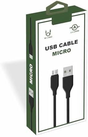 Alternative view of Yetty 2.4A Micro USB Kablo 1m Siyah YKB-01S (Yerli Üretim)