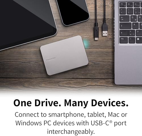 Alternative view of Canvio 2.5" 4TB USB 3.2 Gen-1 + Type-C + Type-A (HDTX240ESCCA) Taşınabilir Harici Sabit Disk