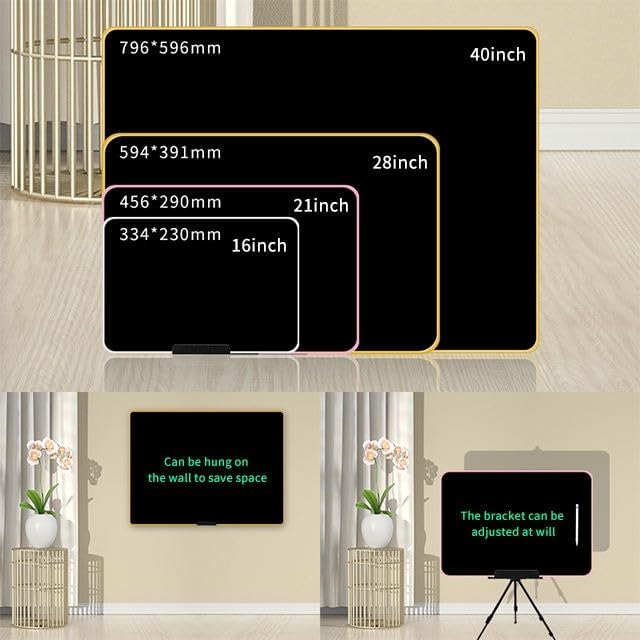 Alternative view of Yazı Tableti XL Büyük Boy 21 inç LCD Çift Taraflı, Yetişkinler ve 3+ Çocuklar için Yazı Tahtası, Çizim Yazma Karalama Tahtaları, Eğitim Öğrenme Aracı için Çizim Tahtası 46 x 30cm XLB-21