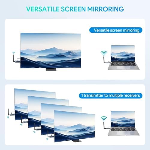 Edup Kablosuz HDMI Sistemi 5.8G 150 Metre Menzil Kesintisiz Akış EH-WD9910
