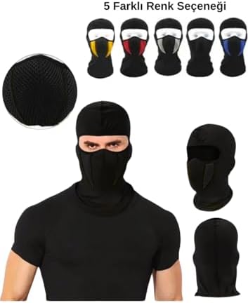 Motorcular Için Yüz Maskesi, Soğuk, Rüzgar Ve Güneşten Yüz Koruyucu