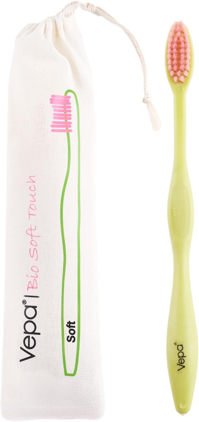 Vepa Bio Ahşap Soft Diş Fırçası Bez Ambalaj