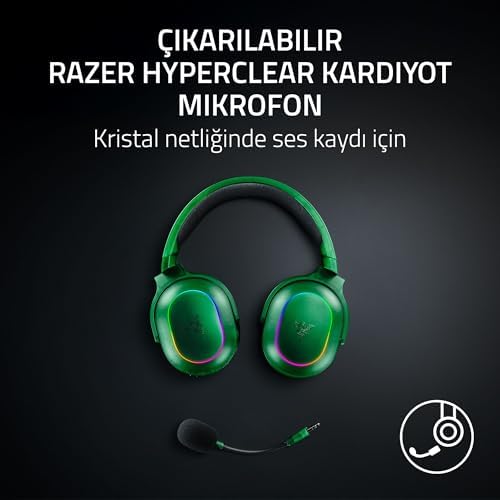 Barracuda X Phantom Green Edition - Kablosuz Çoklu Platform Oyun Kulaklığı (285g, TriForce 40mm Sürücü, Çift Kablosuz HyperSpeed ve Bluetooth) Phantom Green