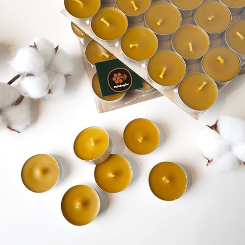 25 Adet Standart Tealight Mumları, 4+ Saat Yanma Süresi, Kaliteli Fitil, Türk Malı, Küçük ve Şık Mini Mumlar, Düğün ve Doğum Günü Dekorasyonu İçin Romantik Aydınlatma