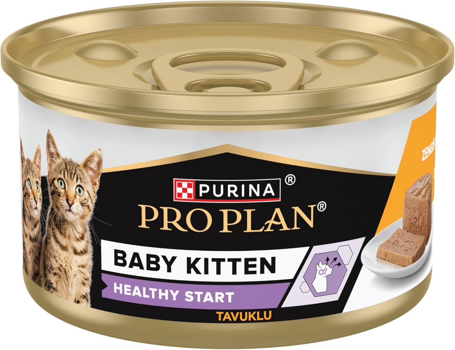 Alternative view of Purina Pro Plan Healthy Start Tavuklu Yeni Doğan Yavru Kedi Maması 85gr Konserve