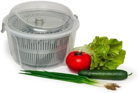 Sebze ve Salata Kurutucu 4.4 Litre Pratik Manuel Döner Mekanizmalı Su Filtresi