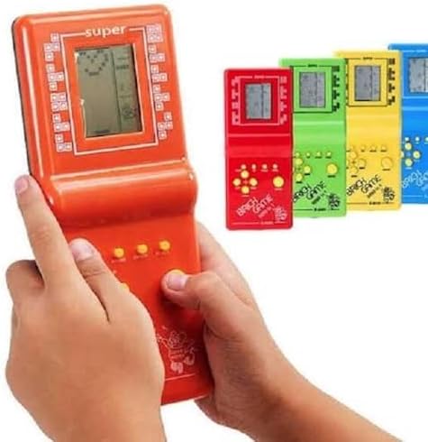 Nostaljik Tetris El Atarisi Pilli Taşınabilir Retro Oyun Konsolu Unutulmayan Atari Oyunu