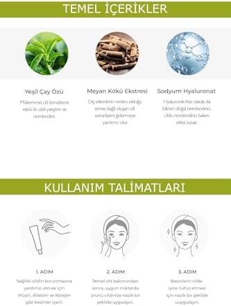 Deoproce Yeşil Çay Özlü Nemlendirici Tonlayıcı Leke Kırışıklık Karşıtı Bb Krem Spf50+ Pa+++ 40 mililitre