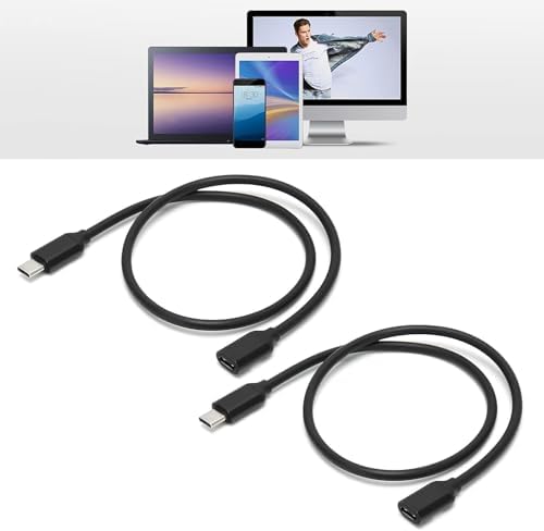 Alternative view of 1 Metre Type-C Uzatma Kablo 100 cm USB C Erkek - Dişi Uzatma Kablosu PD Güç Konektörü Uzatma Kablosu Tip C Uzatma Kablo ZR73