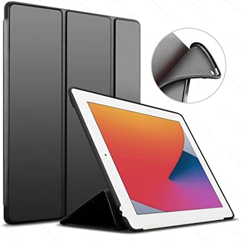 iPad 8. Nesil 10.2" ile uyumlu Kılıf Arkası Silikon Smart A2270 A2428 A2429 A2430 Siyah