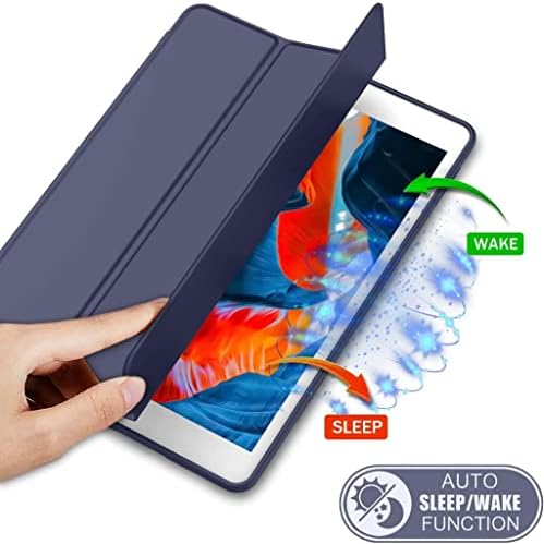 Alternative view of UnDePlus ipad 9. Nesil 10.2" 2021 ile uyumlu Kılıf Kalem Bölmeli Smart A2602 A2603 A2604 A2605 Lacivert