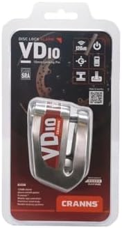 CRANNS VD10 ALARMLI DİSK KİLİDİ 304 PASLANMAZ SRA SERTİFİKALI UYUMLU BLUETOOTHLU