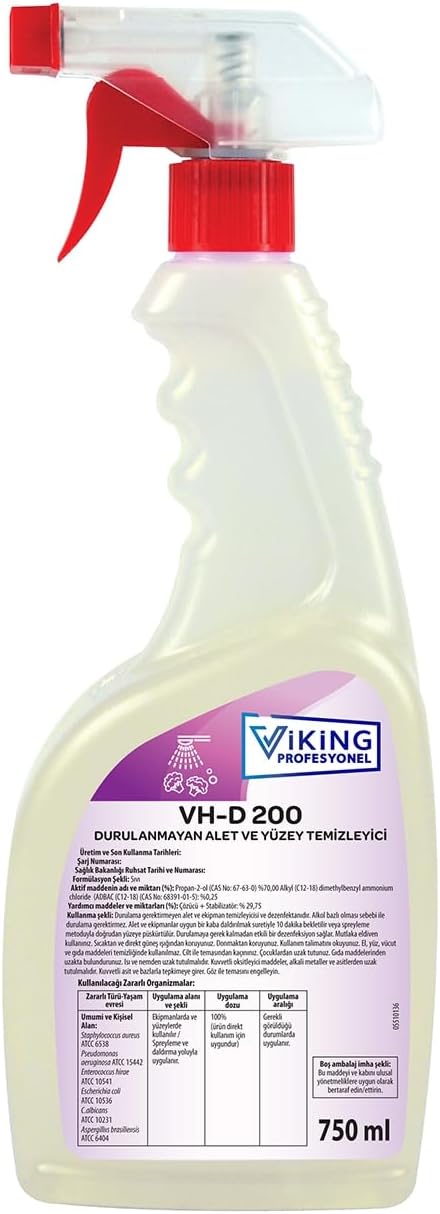 Alternative view of VP VH-D 200 Durulanmayan Alet ve Yüzey Temizleyici 750 ml