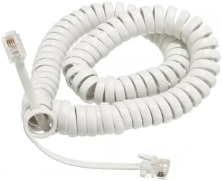 Usin Spiral 3 Metre RJ11 Hat Ahize Telefon Bağlantı Kablosu