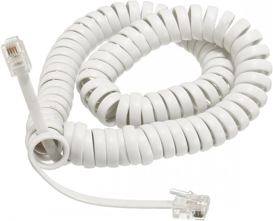 Alternative view of Usin Spiral 3 Metre RJ11 Hat Ahize Telefon Bağlantı Kablosu