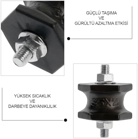 Alternative view of BTU Arası Titreşim Önleyici Klima Dış Ünite Takozu 4lü Set
