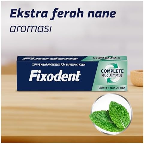 Ekstra Ferah Diş Protezi Yapıştırıcı Krem 47 g