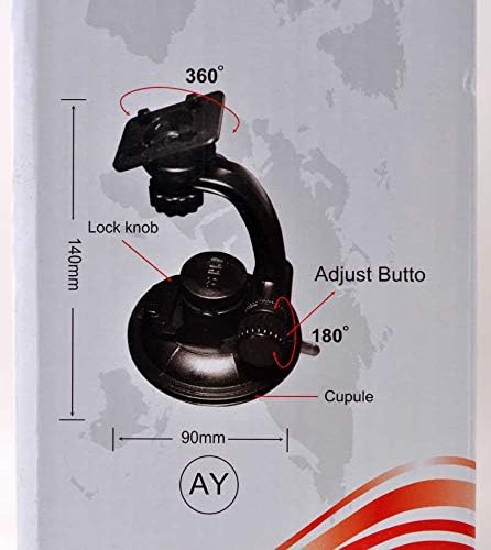Alternative view of Araç İçi Tablet Tutucu Vakumlu Düz Yüzeylerde Kullanım Çok Fonksiyonlu Siyah