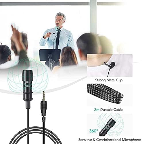Canlı Yayın Yaka Mikrofon DC-C5 Siyah