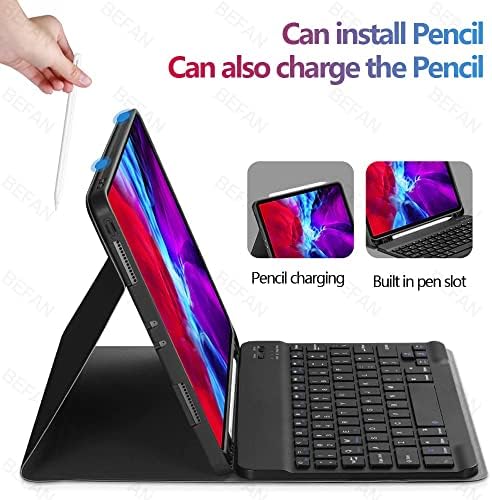 iPad Pro 11 1.Nesil Kablosuz Klavyeli Mobax A1980 A2013 A1934 A1979 Siyah