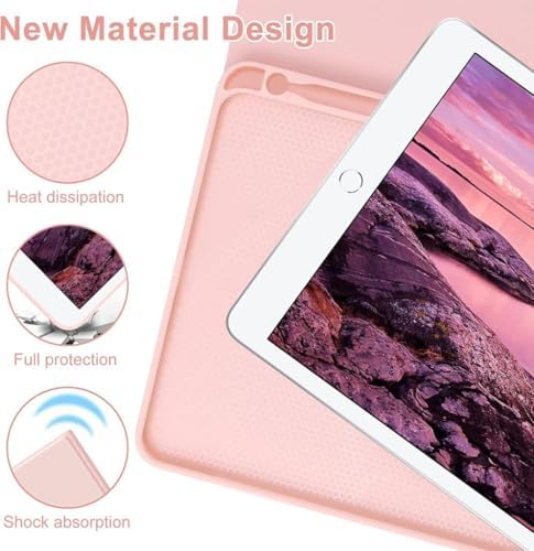 iPad Air 3 10.5" ile uyumlu Kılıf Kablosuz Klavyeli Mobax A2152 A2123 A2153 A2154 Pembe Açık