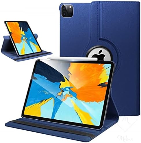 iPad Pro 11 3. Nesil 2021 ile uyumlu Kılıf 360 Dönebilen Standlı A2377 A2459 A2301 A2460 Lacivert