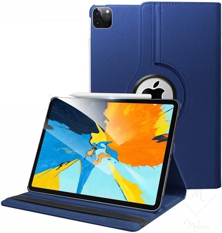 Alternative view of iPad Pro 11 3. Nesil 2021 ile uyumlu Kılıf 360 Dönebilen Standlı A2377 A2459 A2301 A2460 Lacivert