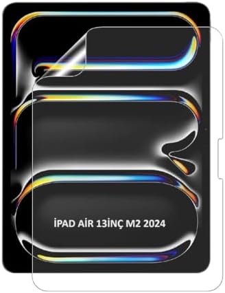 Alternative view of iPad Air 13inç M2 2024 ile uyumlu Tablet Ekran Koruyucu A2898 A2899 A2900 Renksiz