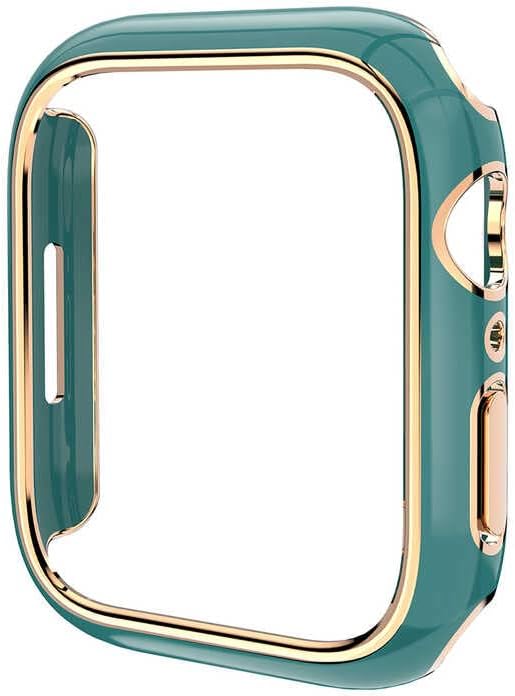 44mm ile uyumlu Çizgili Kasa Koruyucu Yeşil