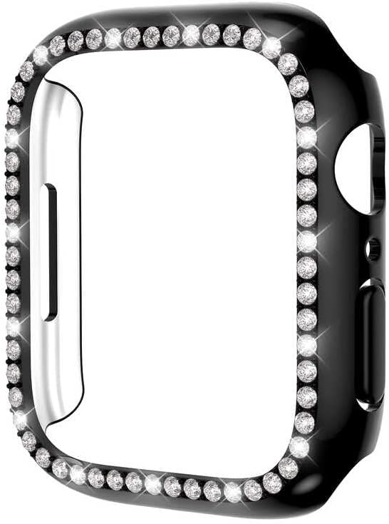 40mm ile uyumlu Kenar Taşlı Kasa Koruyucu Siyah
