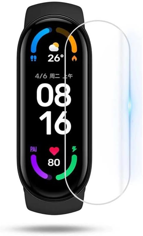 Mi Band 7 ile uyumlu Full Ekran Saat Koruyucu Narr TPU Renksiz