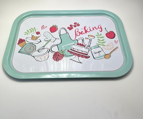 Alternative view of 2'li Metal Tepsi Seti – Baking Desenli