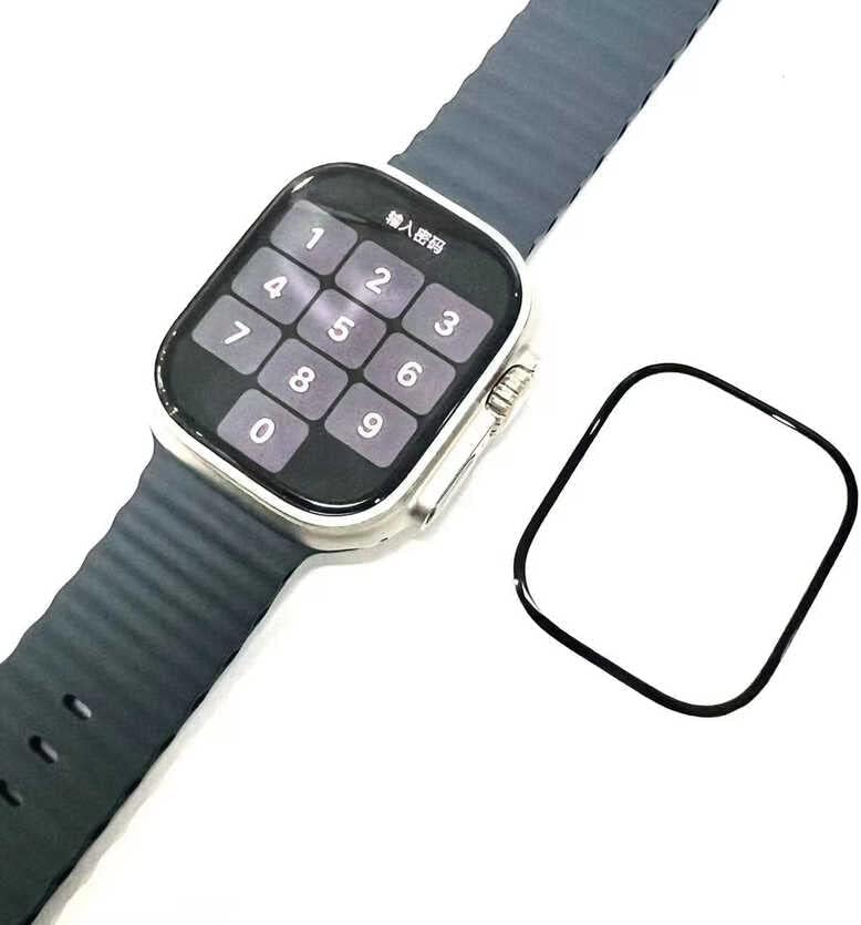 Alternative view of Ultra 49mm ile uyumlu Full Ekran Saat Koruyucu Siyah