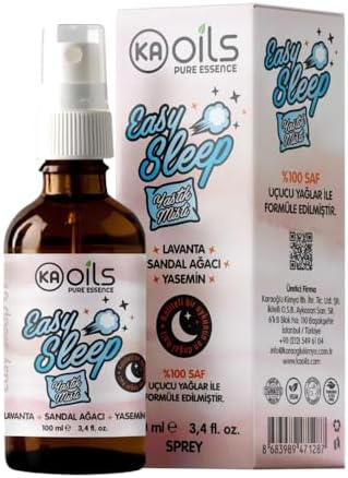 Alternative view of Easy Sleep Yastık Misti (Pillow Mist) 100 ml – Doğal Uyku Spreyi | Lavanta, Yasemin & Sandal Ağacı Yağları | Azaltıcı, Uyku Öncesi Rahatlama