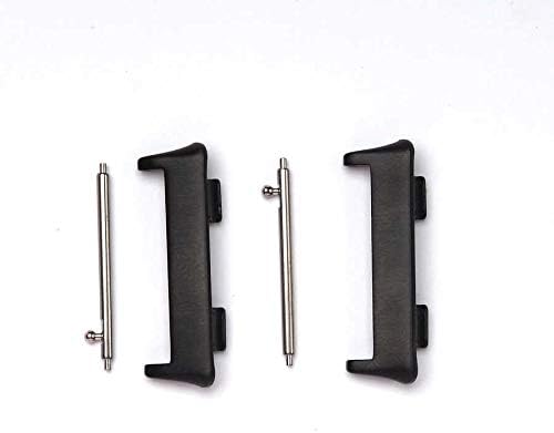 Oppo 46mm 22mm Metal Band Dönüştürücü Apartı Siyah