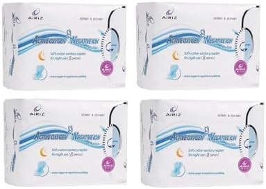 Tiens Airiz 8Li Gece 4 Paket Hijyenik Kadın Pedi Seti (4 Paket 32 Adet)