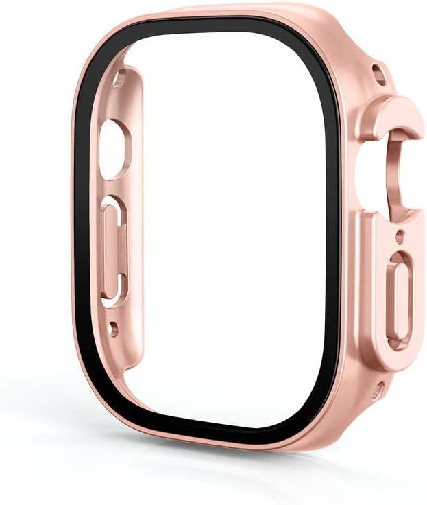 Ultra 49mm ile uyumlu Sert PC Kasa ve Ekran Koruyucu 19 Rose