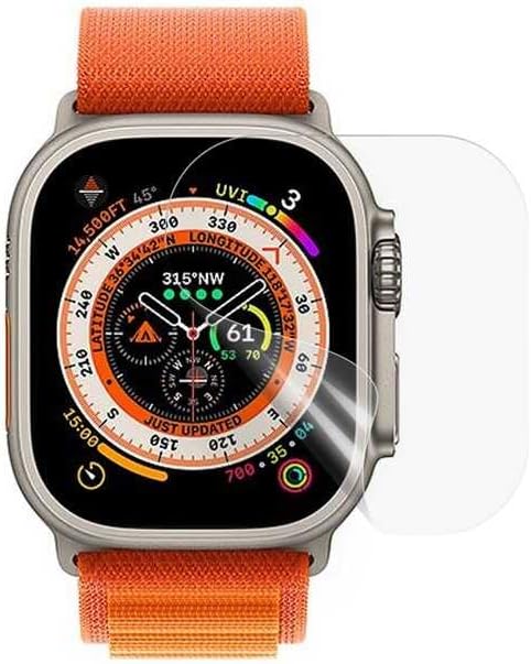 Ultra 49mm ile uyumlu Full Ekran Saat Koruyucu Narr TPU Renksiz
