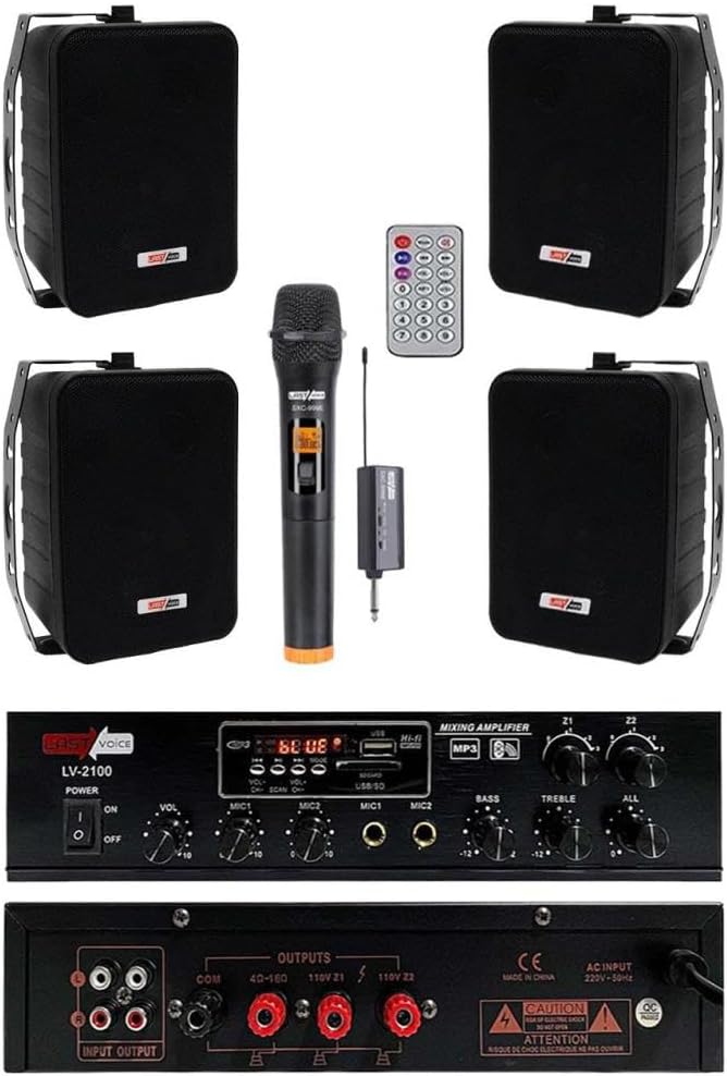 Alternative view of Large Plus Paket 3, Hoparlör ve Anfi Anons Ses Sistemi Seti
