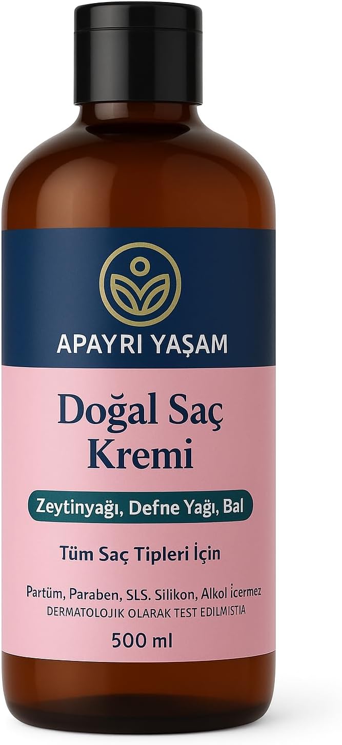 Alternative view of Zeytinyağı Yağı Bal Özlü Tüm Saç Tipleri İçin Doğal Saç Kremi 500 ML