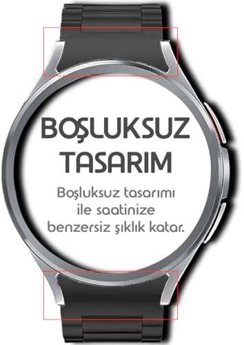 Alternative view of ile Uyumlu Yeni Nesil Bağlantı Bakla Model 20mm Çelik Kordon Galaxy 7/6/5/4 Serisi için Galaxy 7 Kordon (40mm/44mm) 6/4 (47/43/42mm) Uyumlu