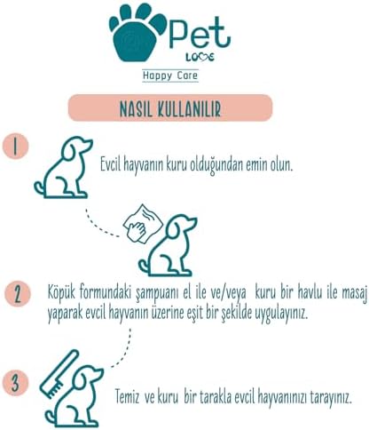 Pet Köpük Şampuan, Çilek, 225 Mililitre