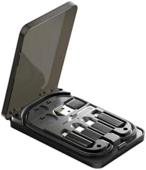 Essager 6in1 60W Type C, Micro ve İphone Lightning Kablolu, Dönüştürücü, Sim Aparatlı Seyahat Seti
