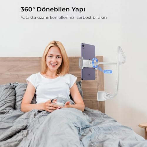 Alternative view of 90 CM Akrobat Esnek Tablet ve Telefon Tutucu Stand Beyaz